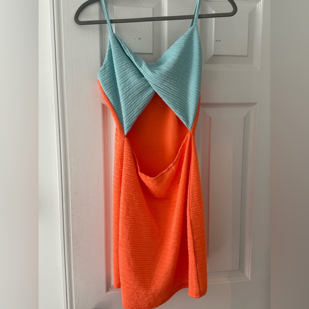 SHEIN Vibrant Orange Top